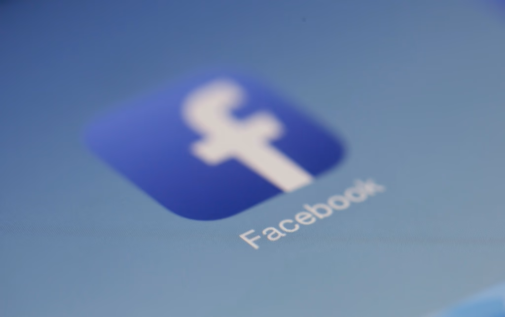 Facebook app open on a smartphone