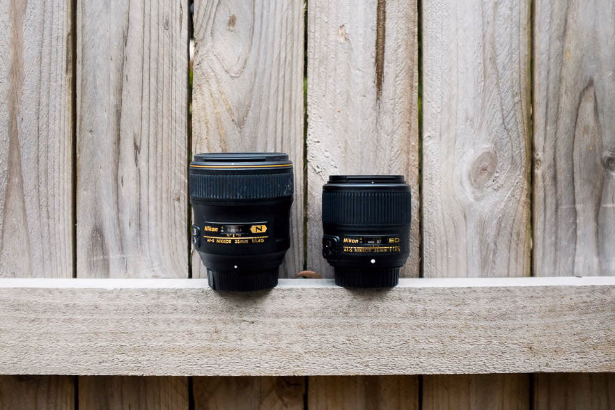 Image 4: Nikon 35mm 1.8 compared to the 1.4