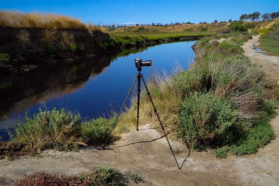 Peak Design Travel Tripod with camera