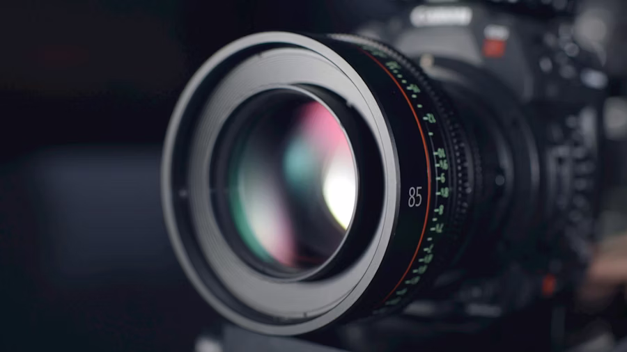 Photographer reviewing a camera