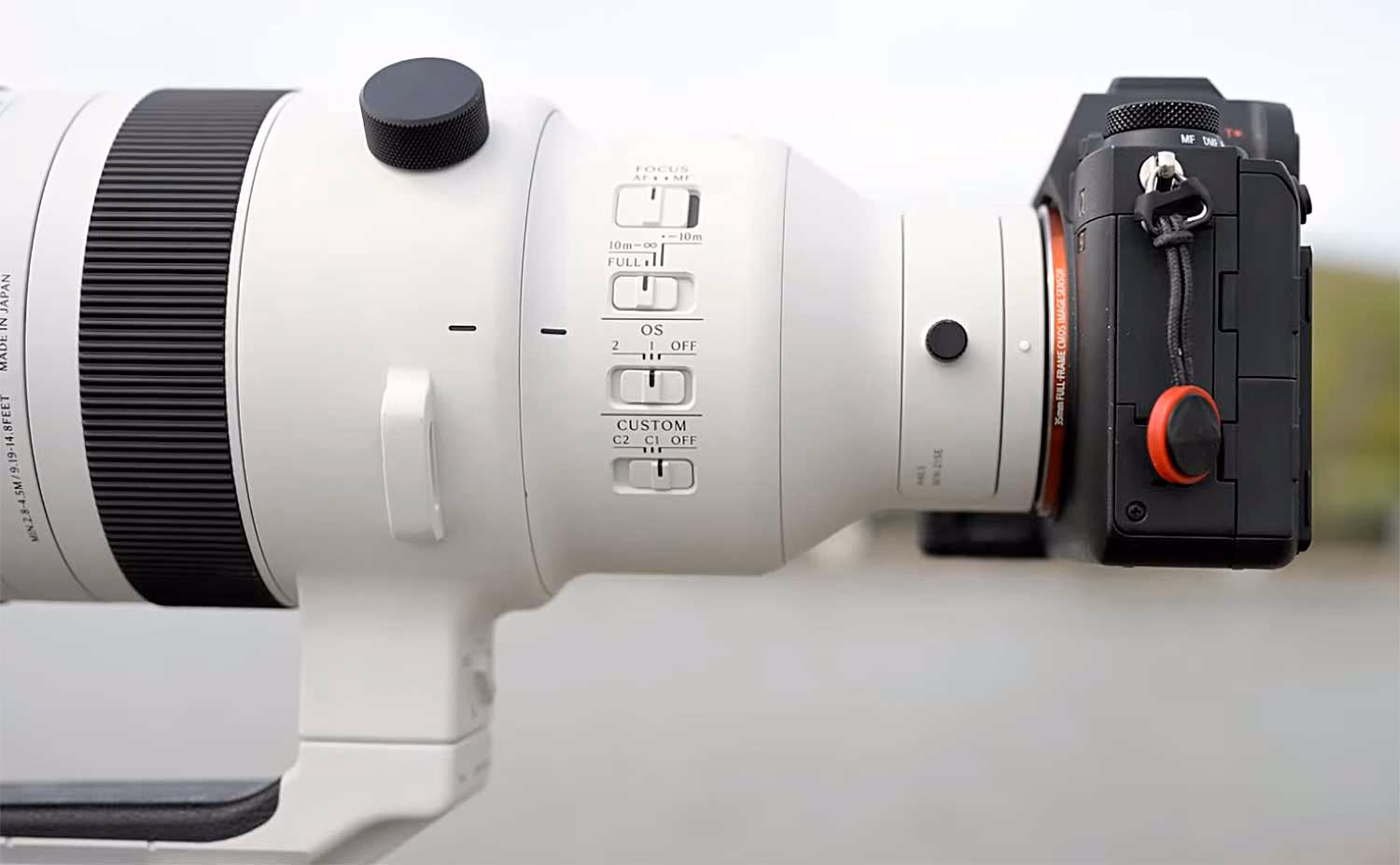 Photo of the Sigma 300-600mm lens